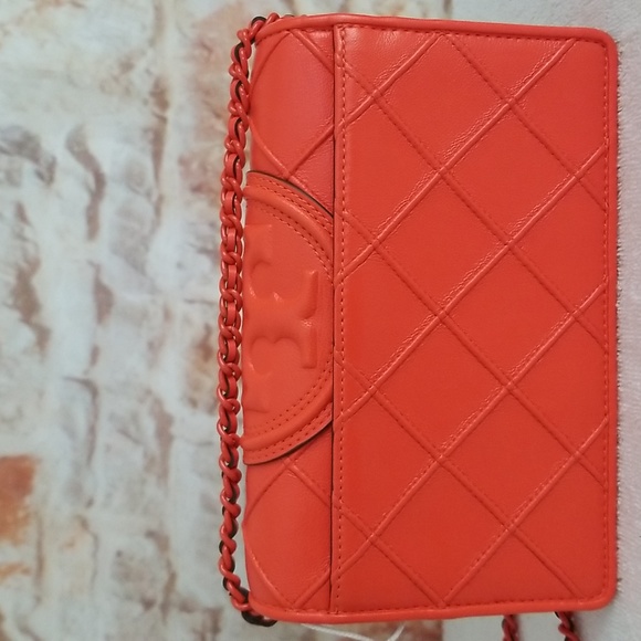 New Tory Burch Fleming Soft Chain Wallet - Picture 5 of 14